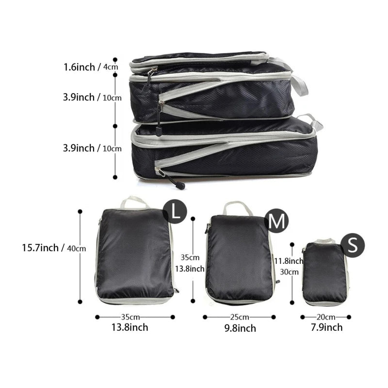 Compression Packing Cubes (Set of 3)